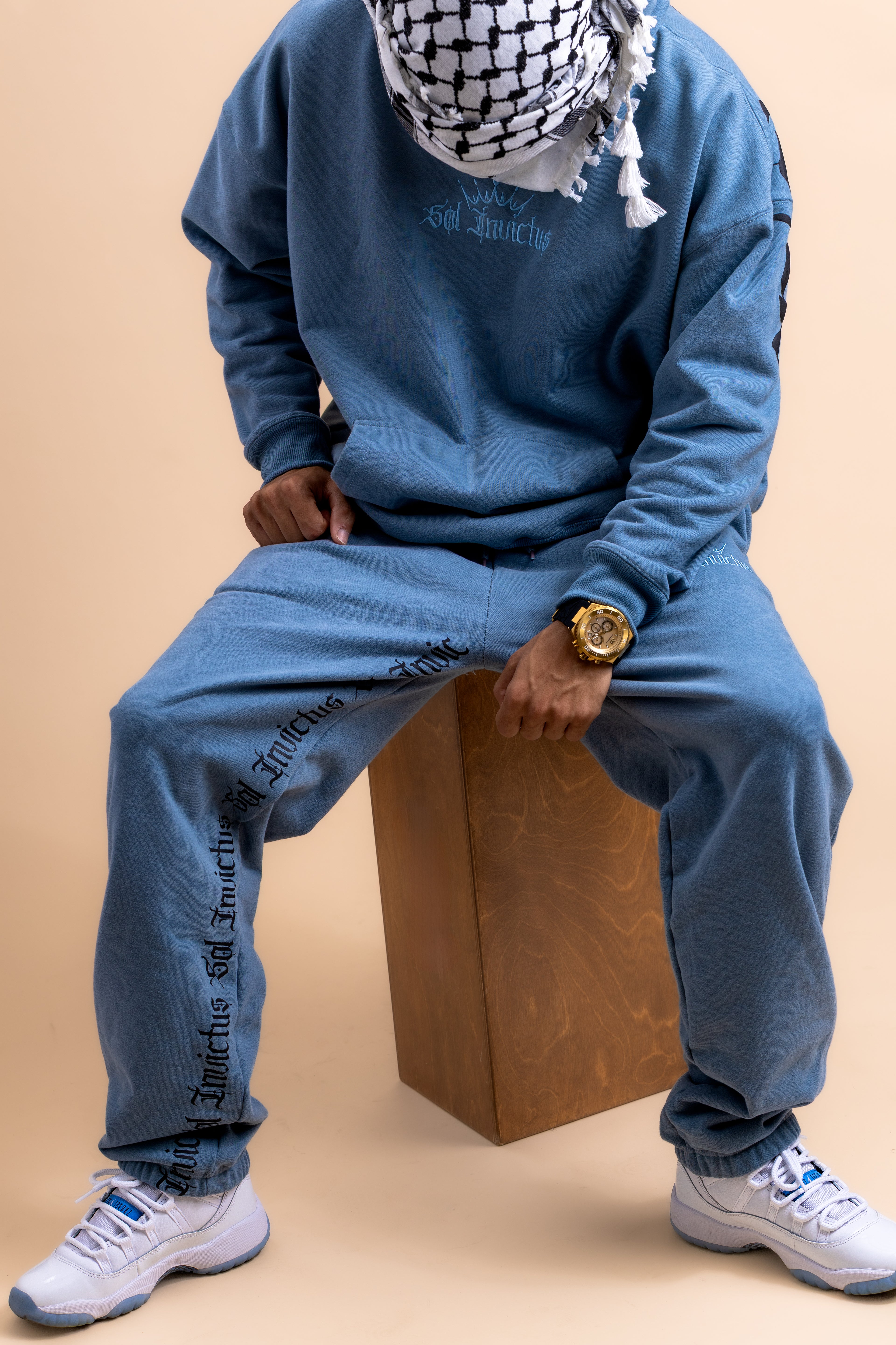 SKY BLUE CORE SWEATPANTS