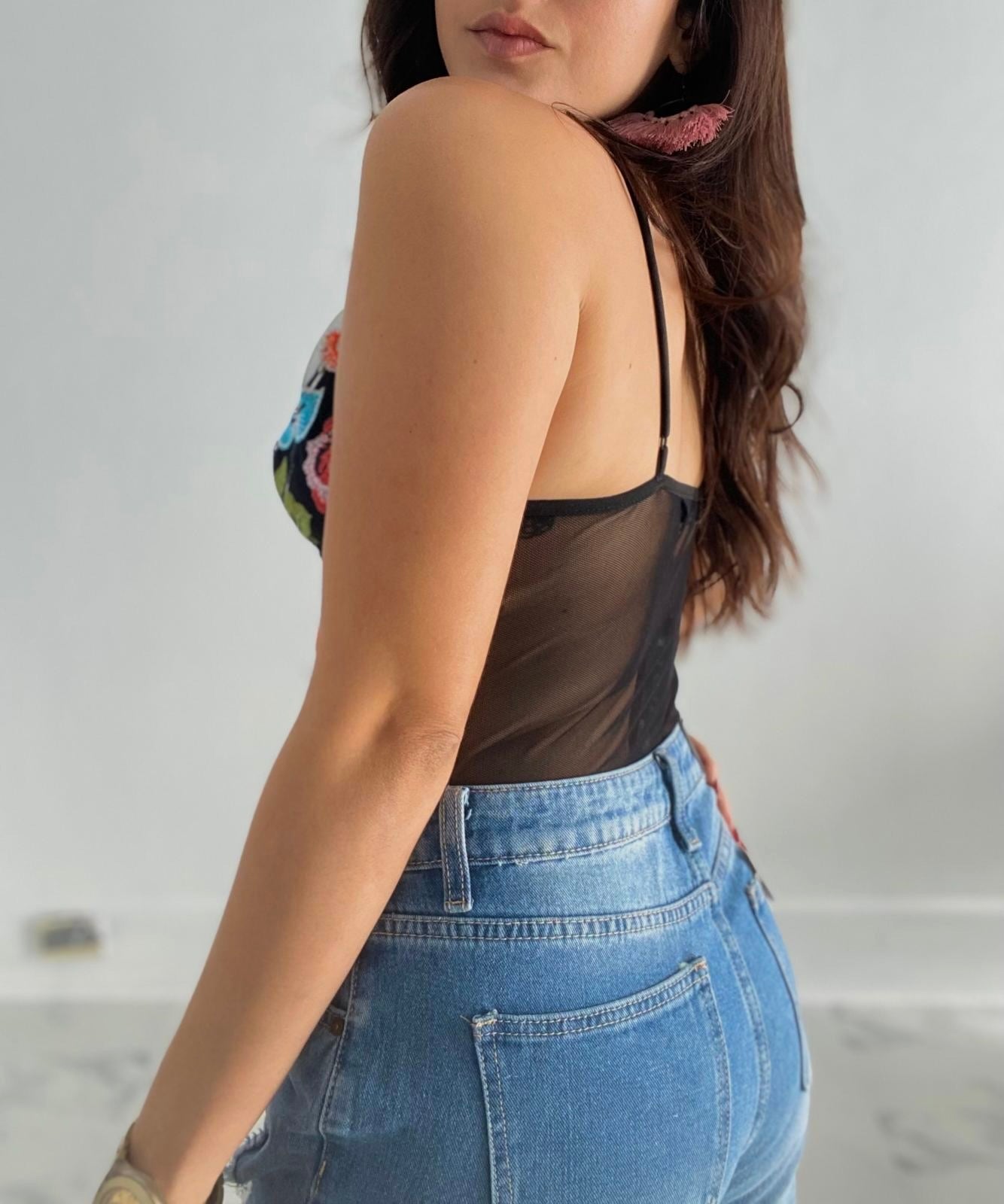 Embroidered Bloom Bodysuit